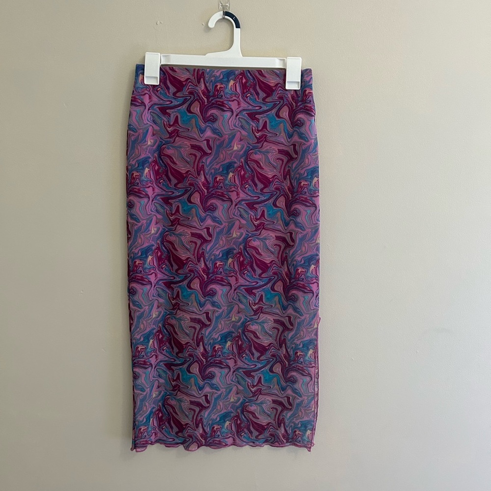 forever 21, summer mermaid skirt